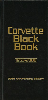 Corvette Black Book 1953-2008 Hardbound