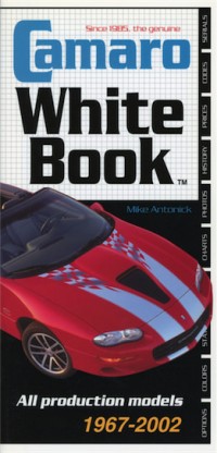 Camaro White Book 1967-2002